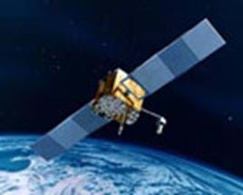A picture of a U.S. Department of State communications satellite.