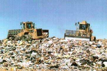photo of modern landfill