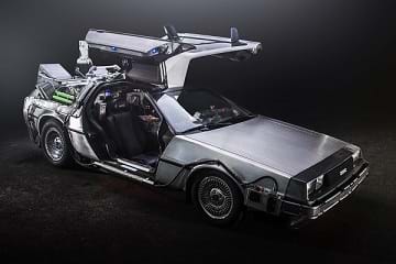 The DeLorean car from Back to the Future.