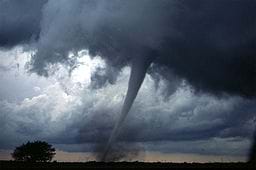 A tornado observed in central Oklahoma on May 3, 1999.