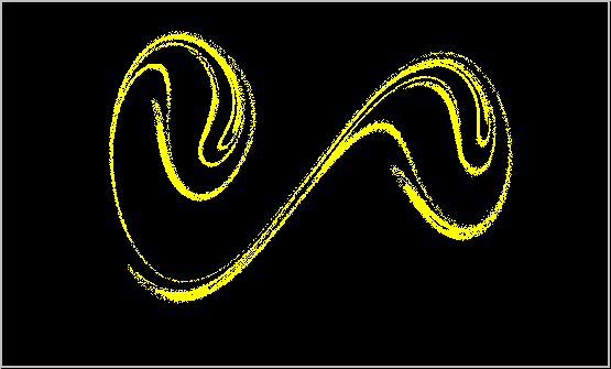 A dramatic flourish of swirls defined by a pendulum arc, representing the feeling of the Duke Ellington song quoted: It don't mean a thing, if it ain't got that swing / Doo-ah, doo-ah, doo-ah, doo-ah, doo-ah... / Makes no difference / If it's cool or hot / Cause you just got to give that rhythm / Everything you've got.