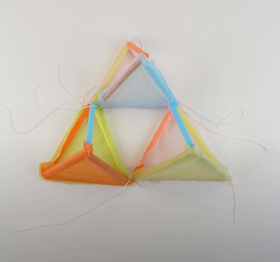 preview of 'Building Tetrahedral Kites' Activity