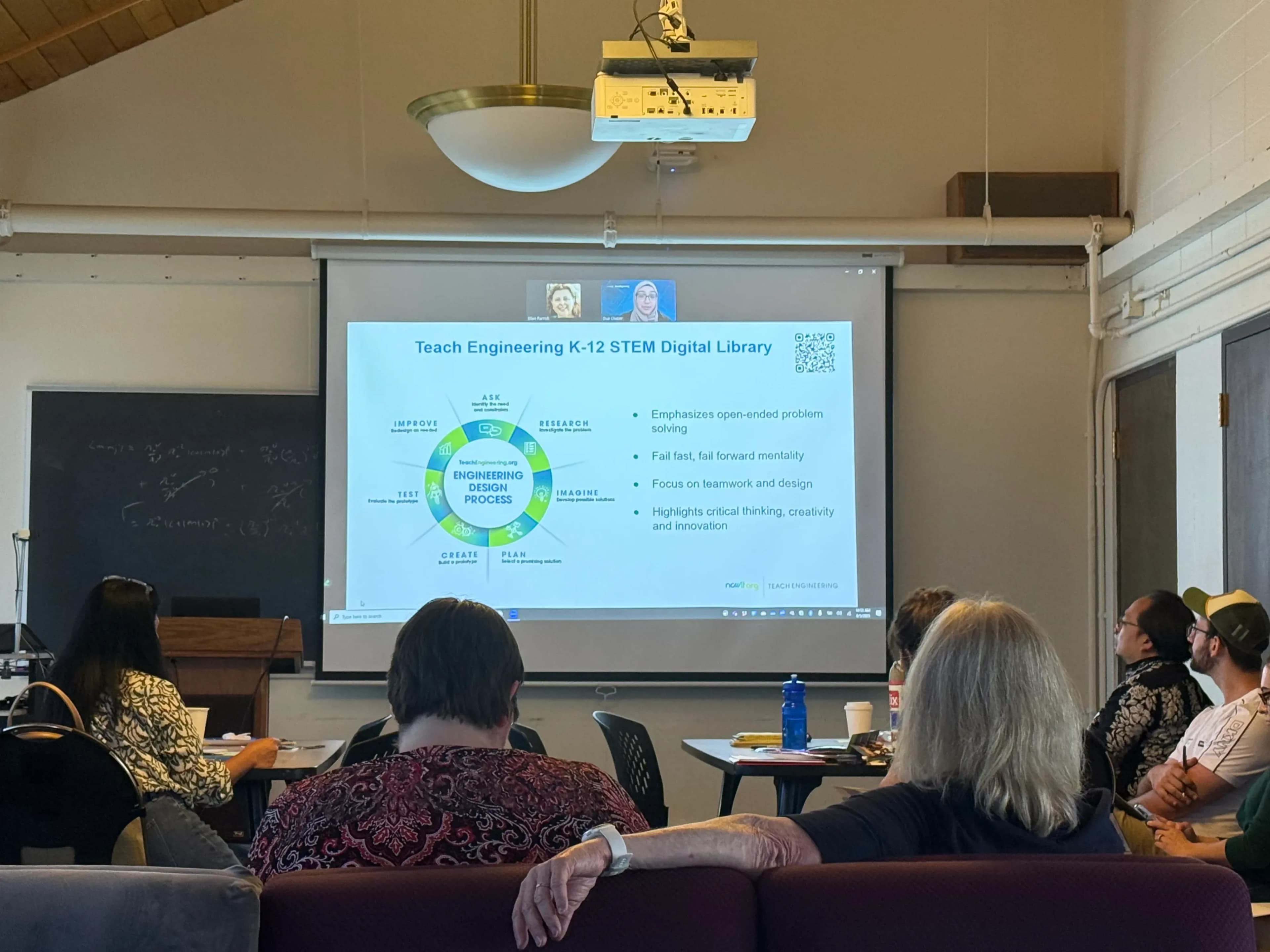 Educators at Teach Engineering Champions Institute learning about the Engineering Design Process