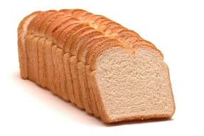 A close up of sliced bread