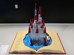 A children's castle pop-up book.