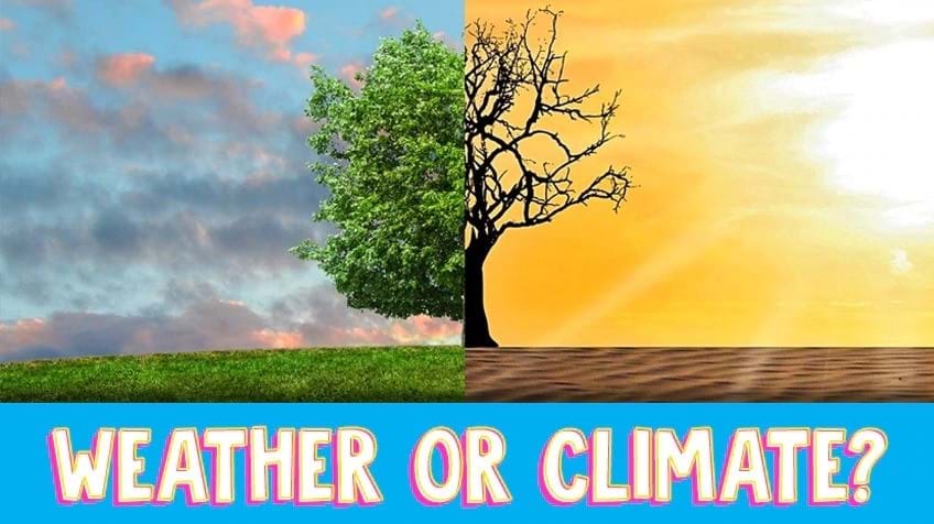 Weather versus climate