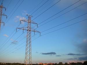 Electrical transmission lines.