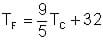 Temperature equation