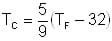 Temperature equation