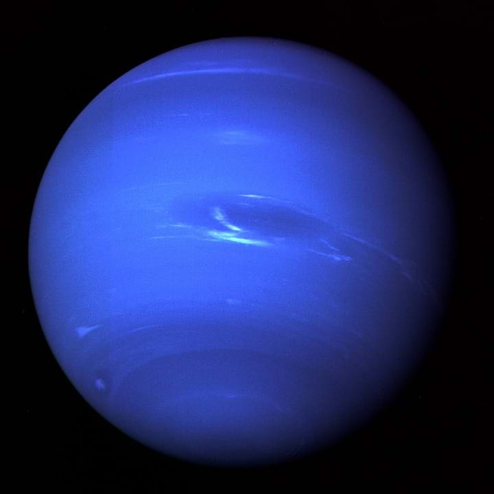 A blue orb.