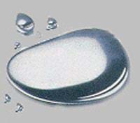 A photograph shows slivery droplets of liquid mercury.