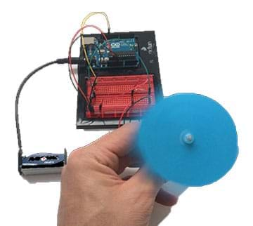 preview of 'Make a Sticky-Note Fan with Arduino' Maker Challenge