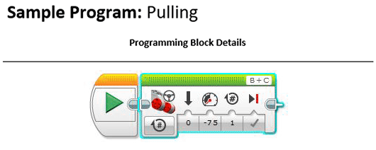 Screenshot shows programming block and details