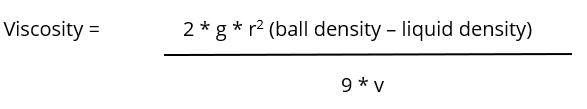 Stoke's Law.