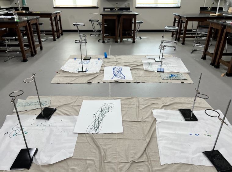 A photo showing an example classroom setup. A photo showing an example classroom setup.