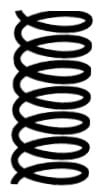 Drawing shows a coiled spring.