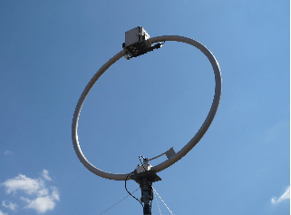 A shortwave loop antenna.