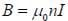 equation B = 