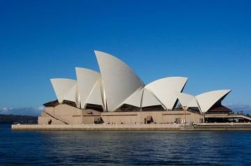 The Sydney Opera House in Australia.