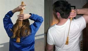 An example of two backscratchers.