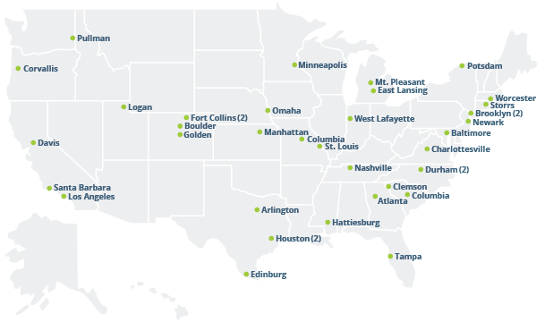 Contributor map